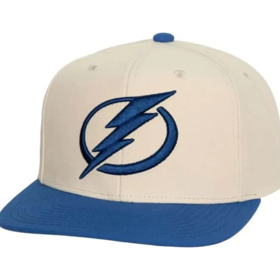 Mitchell & Ness Snapback-Vintage Cream Snapback Tampa Bay Lightning