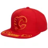 Mitchell & Ness Snapback-Vintage Hat Trick Snapback Calgary Flames