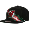 Mitchell & Ness Snapback-Vintage Paintbrush Snapback New Jersey Devils