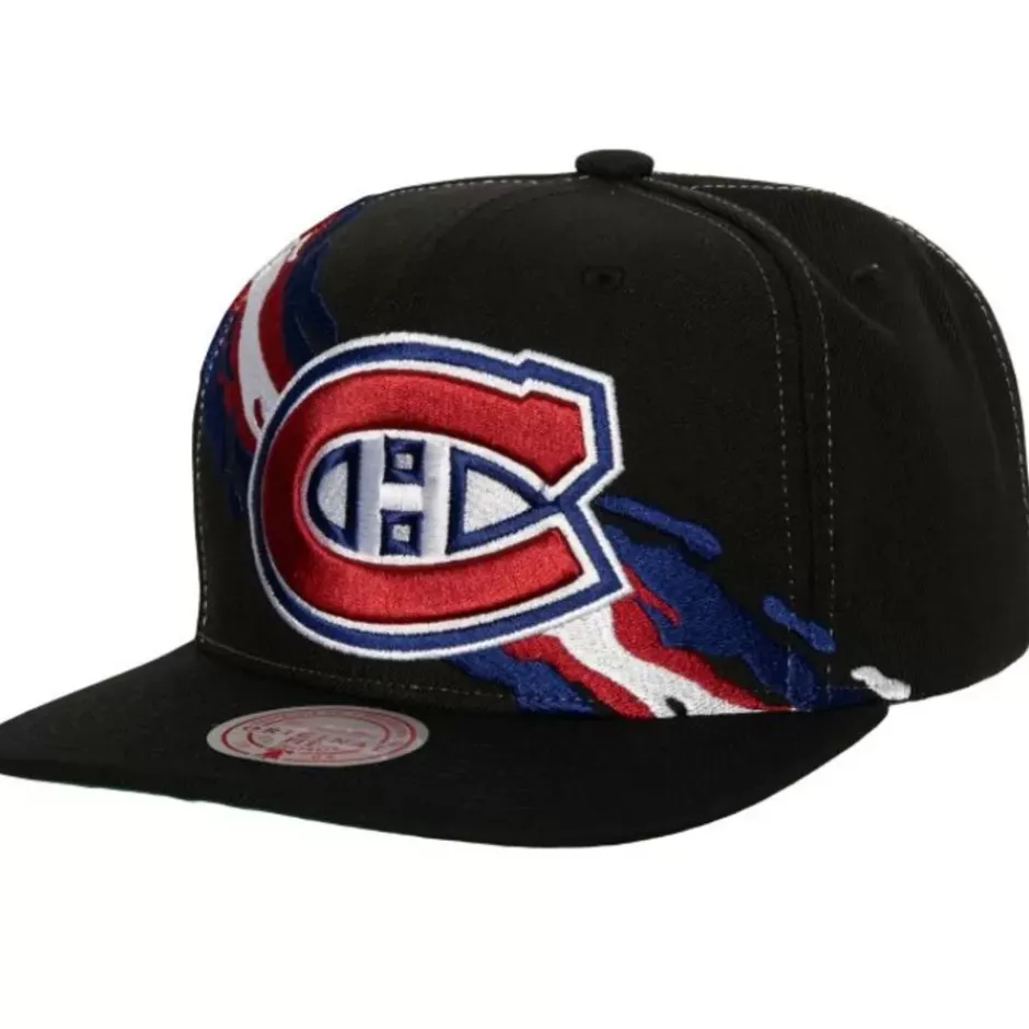 Mitchell & Ness Snapback-Vintage Paintbrush Snapback Montreal Canadiens