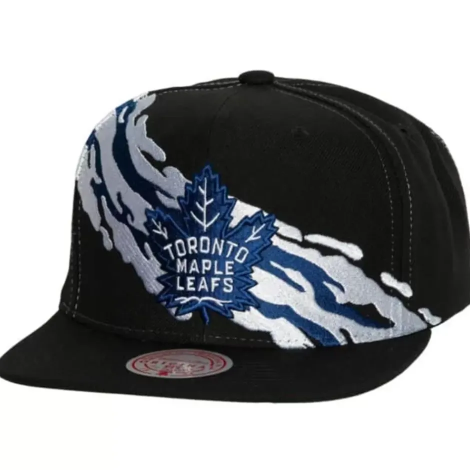Mitchell & Ness Snapback-Vintage Paintbrush Snapback Toronto Maple Leafs