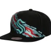Mitchell & Ness Snapback-Vintage Paintbrush Snapback Seattle Kraken