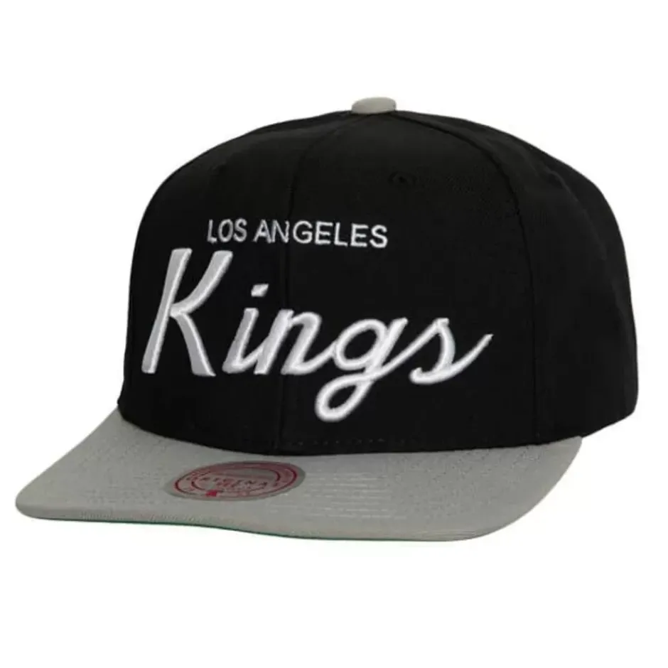 Mitchell & Ness Snapback-Vintage Script Snapback Los Angeles Kings