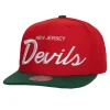 Mitchell & Ness Snapback-Vintage Script Snapback New Jersey Devils