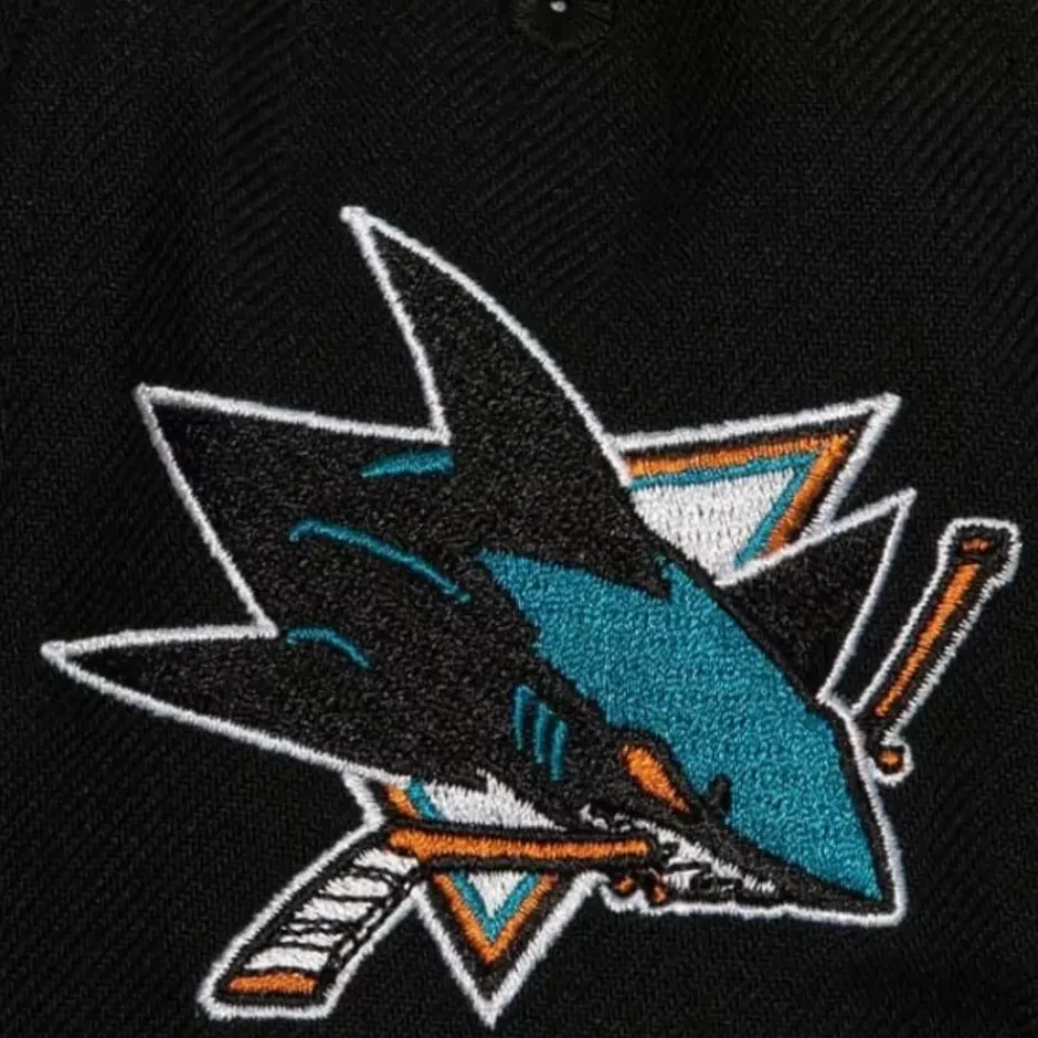 Mitchell & Ness Snapback-Vintage Script Snapback San Jose Sharks