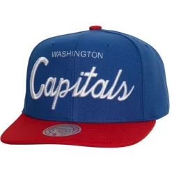 Mitchell & Ness Snapback-Vintage Script Snapback Washington Capitals