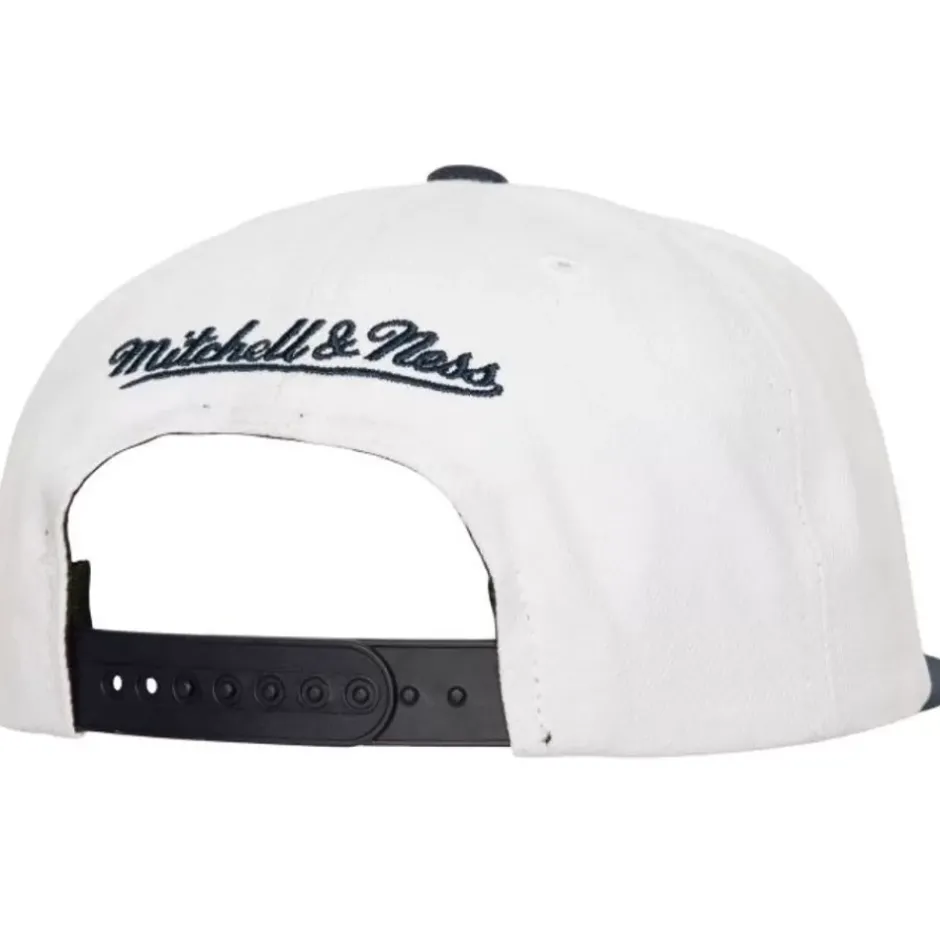 Mitchell & Ness Snapback-Vintage Sharktooth Snapback Columbus Blue Jackets