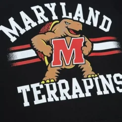 Men Mitchell & Ness Hoodies & Sweatshirts-Vintage Stripes Pullover University Of Maryland