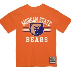 Men Mitchell & Ness T-Shirts & Tops-Vintage Stripes Tee Morgan State University