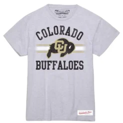 Men Mitchell & Ness T-Shirts & Tops-Vintage Stripes Tee University Of Colorado Boulder