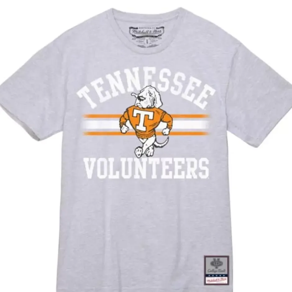 Men Mitchell & Ness T-Shirts & Tops-Vintage Stripes Tee University Of Tennessee