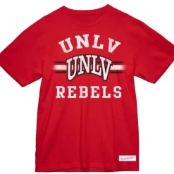 Men Mitchell & Ness T-Shirts & Tops-Vintage Stripes Tee Unlv