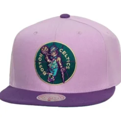 Mitchell & Ness Snapback-Violet Views Snapback Hwc Boston Celtics