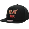 Mitchell & Ness Snapback-Water Tiger Snapback Hwc Miami Heat