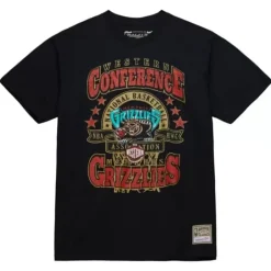 Men Mitchell & Ness T-Shirts & Tops-Wcf Tee Memphis Grizzlies