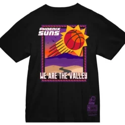 Men Mitchell & Ness T-Shirts & Tops-We Are The Valley Tee Phoenix Suns