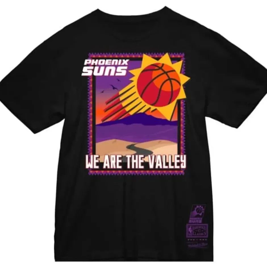 Men Mitchell & Ness T-Shirts & Tops-We Are The Valley Tee Phoenix Suns