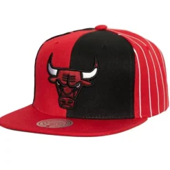 Mitchell & Ness Snapback-What The Pinstripe Snapback Chicago Bulls