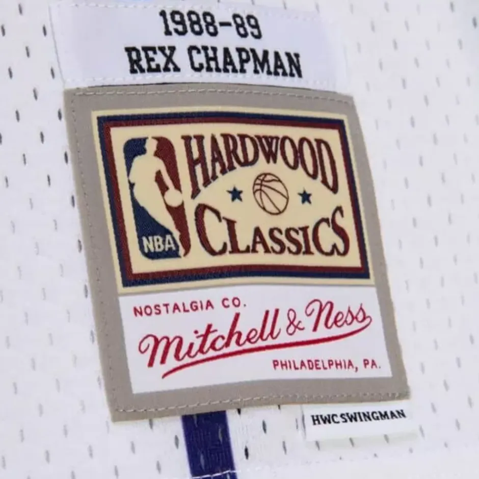 Mitchell & Ness Nba Swingman-White Swingman Rex Chapman Charlotte Hornets 1988-89 Jersey