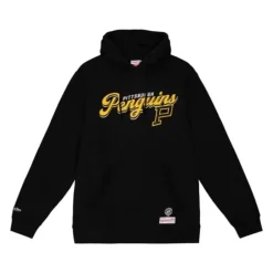 Men Mitchell & Ness Hoodies & Sweatshirts-Winter Classic Lockup Hoodie Pittsburgh Penguins
