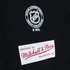 Men Mitchell & Ness T-Shirts & Tops-Winter Classic Logo Fade Crew Pittsburgh Penguins