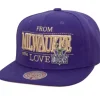 Mitchell & Ness Snapback-With Love Snapback Hwc Milwaukee Bucks