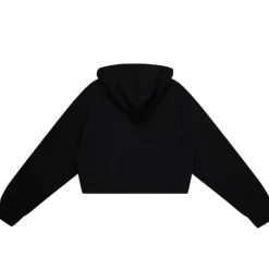 Woman Mitchell & Ness Hoodies & Sweatshirts-Womens Big Face 4.0 Crop Hoodie New York Knicks