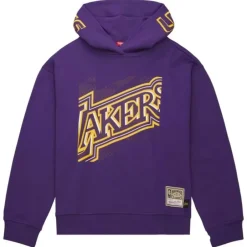 Woman Mitchell & Ness Hoodies & Sweatshirts-Women'S Big Face 7.0 Hoodie Los Angeles Lakers