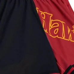 Woman Mitchell & Ness Shorts-Womens Big Face Shorts 5.0 Atlanta Hawks