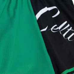 Woman Mitchell & Ness Shorts-Womens Big Face Shorts 5.0 Boston Celtics