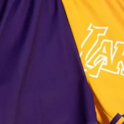 Woman Mitchell & Ness Shorts-Womens Big Face Shorts 5.0 Los Angeles Lakers