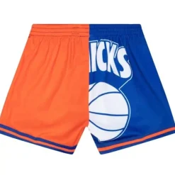 Woman Mitchell & Ness Shorts-Womens Big Face Shorts 5.0 New York Knicks