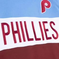 Woman Mitchell & Ness Hoodies & Sweatshirts-Women'S Color Block Crew 2.0 Philadelphia Phillies
