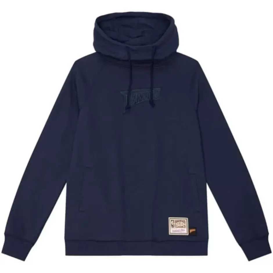 Men Mitchell & Ness Hoodies & Sweatshirts-Womens Funnel Neck Fleece 3.0 Golden State Warriors