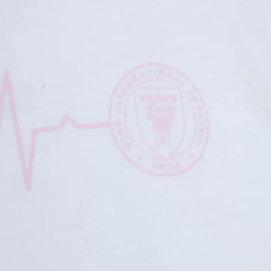 Woman Mitchell & Ness T-Shirts & Tops-Womens Heart Beat Tee Inter Miami Cf