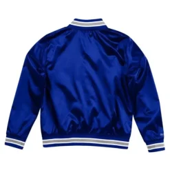 Woman Mitchell & Ness Jackets & Outerwear-Women'S Lightweight Satin Jacket Los Angeles Dodgers