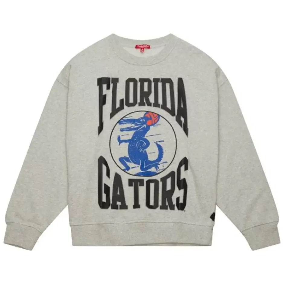 Men Mitchell & Ness Hoodies & Sweatshirts-Women'S Logo Lightweight Crew 3.0 University Of Florida