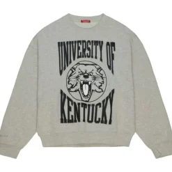 Woman Mitchell & Ness Hoodies & Sweatshirts-Women'S Logo Lightweight Crew 3.0 University Of Kentucky