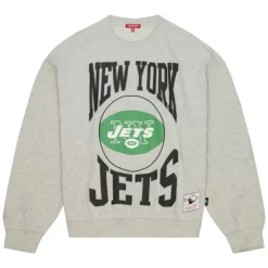 Woman Mitchell & Ness Hoodies & Sweatshirts-Women'S Logo Lightweight Crew 3.0 New York Jets