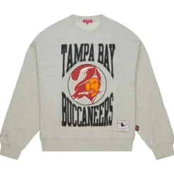 Woman Mitchell & Ness Hoodies & Sweatshirts-Women'S Logo Lightweight Crew 3.0 Tampa Bay Buccaneers