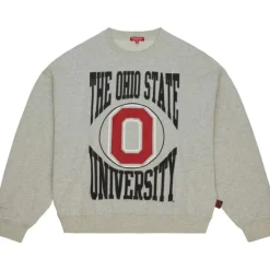 Woman Mitchell & Ness Hoodies & Sweatshirts-Women'S Logo Lightweight Crew 3.0 Ohio State