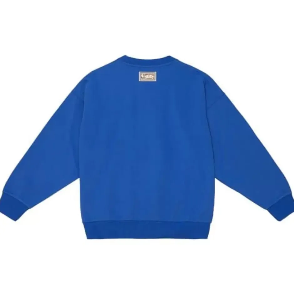 Men Mitchell & Ness Hoodies & Sweatshirts-Womens Logo Lightweight Fleece New York Knicks