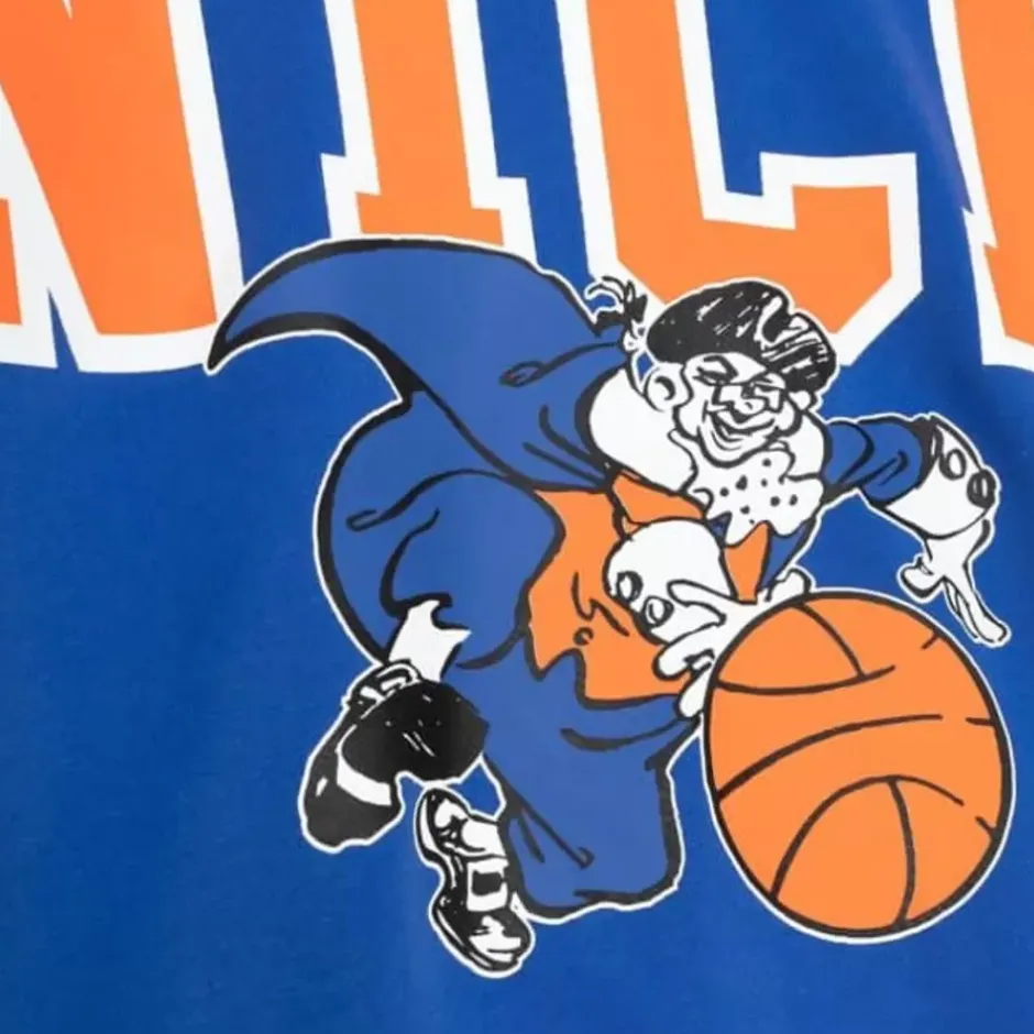 Men Mitchell & Ness Hoodies & Sweatshirts-Womens Logo Lightweight Fleece New York Knicks