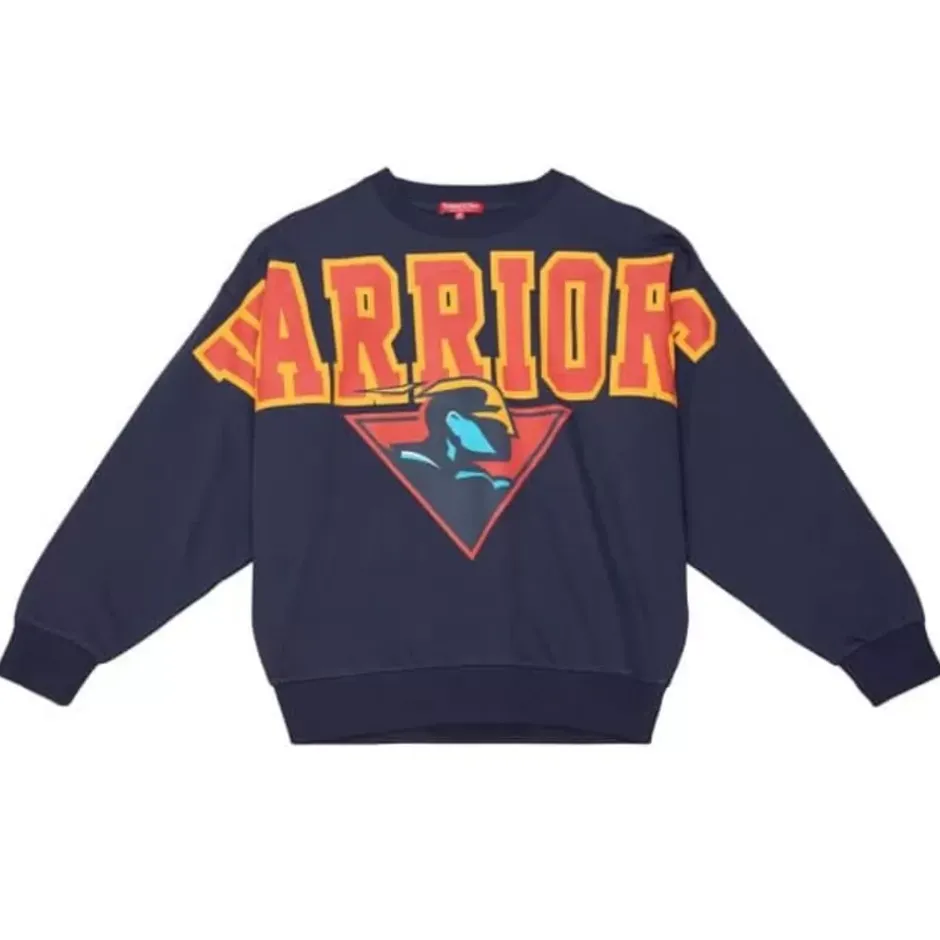 Men Mitchell & Ness Hoodies & Sweatshirts-Womens Logo Lightweight Fleece Golden State Warriors