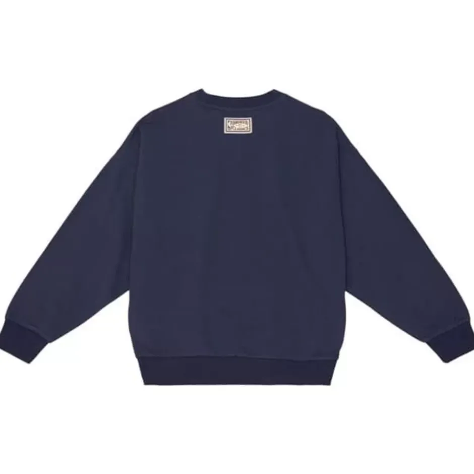 Men Mitchell & Ness Hoodies & Sweatshirts-Womens Logo Lightweight Fleece Golden State Warriors