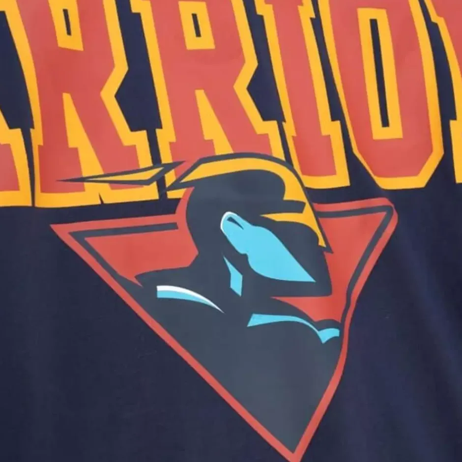 Men Mitchell & Ness Hoodies & Sweatshirts-Womens Logo Lightweight Fleece Golden State Warriors