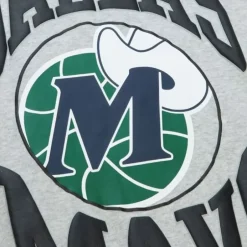 Woman Mitchell & Ness Hoodies & Sweatshirts-Women'S Logo Lt Crew 3.0 Dallas Mavericks