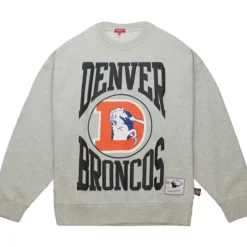 Woman Mitchell & Ness Hoodies & Sweatshirts-Women'S Logo Lt Crew 3.0 Denver Broncos