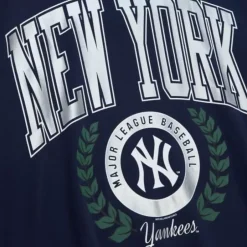 Woman Mitchell & Ness Hoodies & Sweatshirts-Womens Logo Lt Crew 2.0 New York Yankees