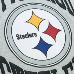 Woman Mitchell & Ness Hoodies & Sweatshirts-Women'S Logo Lt Crew 3.0 Pittsburgh Steelers